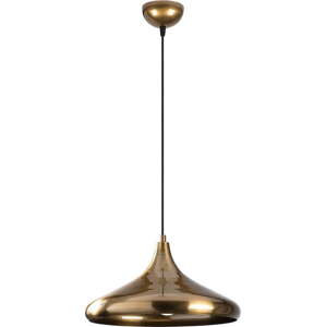 Závěsné svítidlo ve zlaté barvě s kovovým stínidlem ø 35 cm Berceste – Opviq lights