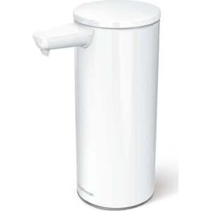 Bílý bezdotykový kovový dávkovač mýdla 266 ml – simplehuman