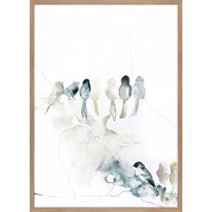 Plakát v rámu 50x70 cm Birdshape – Malerifabrikken