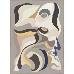 Plakát v rámu 50x70 cm Born Again – Malerifabrikken