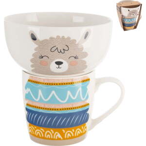 Porcelánový set hrnku a misky 2 ks 350 ml – Orion
