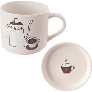 Bílý porcelánový hrnek s víčkem 4,5 l – Orion