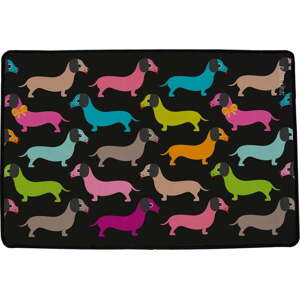 Rohožka 45x75 cm Dachshunds in Colours – Butter Kings
