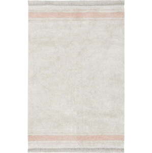 Růžovo-krémový pratelný ručně tkaný bavlněný koberec 90x130 cm Gastro Rose – Lorena Canals