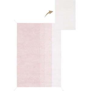 Světle růžový bavlněný koberec 140x200 cm Gelato Pink – Lorena Canals