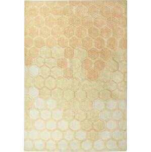 Okrově žlutý pratelný ručně tkaný bavlněný koberec 140x200 cm Sweet Honey – Lorena Canals
