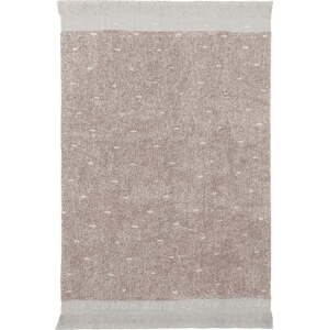 Béžový pratelný ručně tkaný bavlněný koberec 140x200 cm Woods Symphony Linen – Lorena Canals