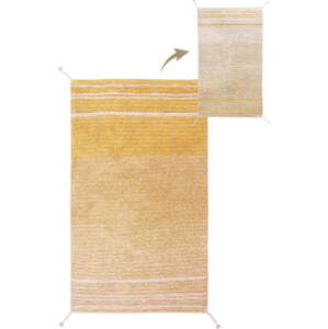 Okrově žlutý bavlněný koberec 80x140 cm Twin Amber – Lorena Canals