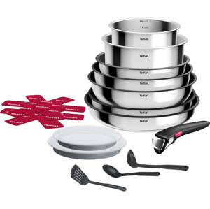Hliníková sada nádobí 15 ks INGENIO Cook Eat L881SF04 – Tefal