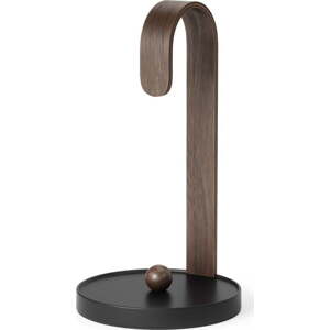 Černý dřevěný stojan na papírové utěrky ø 17 cm Bellwood – Umbra