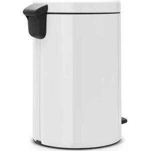Bílý nášlapný ocelový odpadkový koš 20 l NewIcon – Brabantia