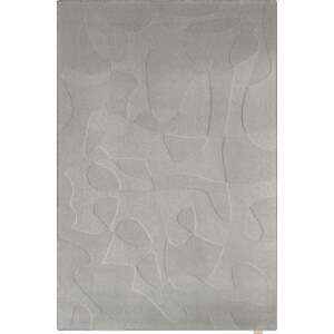 Šedý vlněný koberec 160x230 cm Morphic Botanica – Agnella