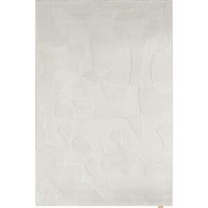 Světle šedý vlněný koberec 133x190 cm Morphic Botanica – Agnella