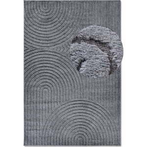 Antracitový koberec 80x120 cm Panglao New York Anthracite – Elle Decoration