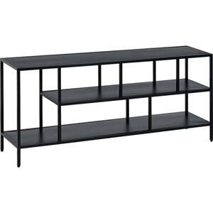 Černý ocelový TV stolek 120x55 cm – Ixia
