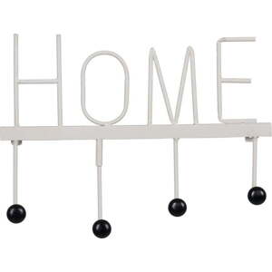 Bílý kovový nástěnný věšák Home – Ixia