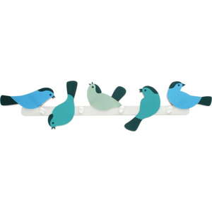 Modrý nástěnný věšák Garden Bird – Rex London