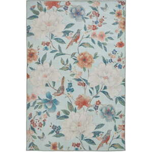 Modrý pratelný koberec 122x170 cm Pipa Floral – Catherine Lansfield