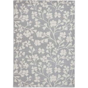 Šedý koberec 80x150 cm Grace Floral – Catherine Lansfield