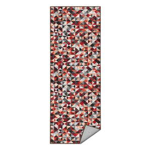 Červeno-šedý pratelný běhoun 80x200 cm Ignite – Mila Home