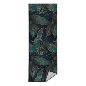 Pratelný běhoun v petrolejové barvě 80x200 cm Midnight Jungle – Mila Home