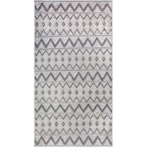 Šedý pratelný koberec 80x150 cm Zig Zag – Vitaus
