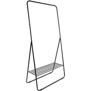 Černý kovový stojan na oblečení 85x94x48 cm – Addis