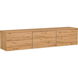 TV stolek v dekoru borovice v přírodní barvě 160x35x32 cm Neon – Kalune Design