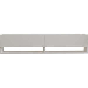 Bílý TV stolek 141x31x30 cm Arges – Kalune Design