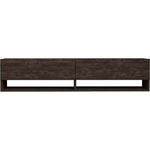 Antracitový TV stolek 141x31x30 cm Arges – Kalune Design