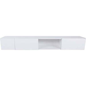 Bílý TV stolek 180x30x25 cm Wagna – Kalune Design
