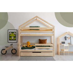 Dětská postel s úložným prostorem s roštem v přírodní barvě 90x190 cm DMPB – Adeko