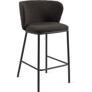 Černá barová židle (výška sedáku 65 cm) Ciselia – Kave Home