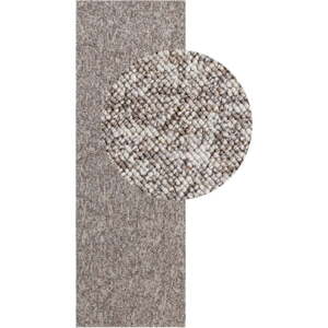 Šedý pratelný běhoun 80x240 cm Rocco Taupe – Elle Decoration
