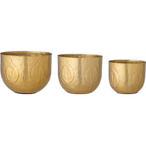 Kovový obal na květináč 3 ks ø 18 cm Bati – Bloomingville