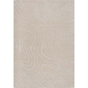 Krémový ručně tkaný vlněný koberec 120x170 cm Mesmerise Natural – Flair Rugs