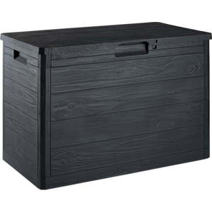 Antracitový zahradní úložný box Woodys – Toomax