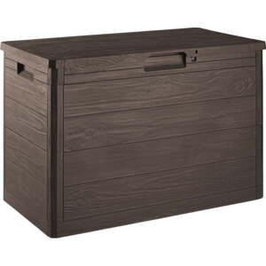 Hnědý zahradní úložný box Woodys – Toomax