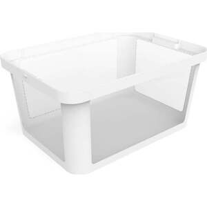 Bílý plastový úložný box 55,5x39x26,5 cm Albris – Rotho