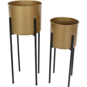 Kovové květináče v sadě 2 ks ø 24 cm Dempo – Garden Pleasure