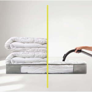 Vakuový plastový úložný box pod postel 105x45x15 cm – Homéa