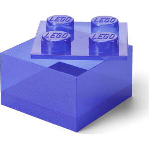 Fialový plastový dětský úložný box 25x25x18 cm – LEGO®