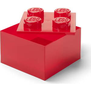 Červený plastový dětský úložný box 25x25x18 cm – LEGO®