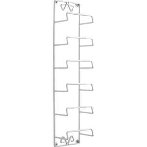 Bílý nástěnný kovový regál na víno počet lahví 6 16x68x10 cm Oste – Tomasucci