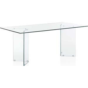Skleněný jídelní stůl 90x180 cm Kaya – Tomasucci