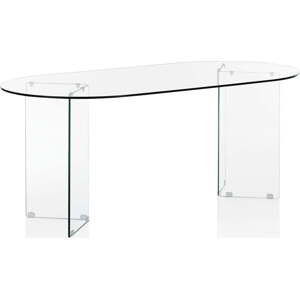 Skleněný jídelní stůl 90x180 cm Kaya – Tomasucci