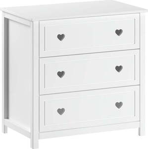 Bílá dětská komoda 90x89x57 cm Amori – Vipack