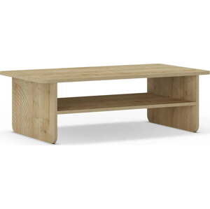 Konferenční stolek s deskou v dubovém dekoru v přírodní barvě 60x110 cm Daira – Marckeric