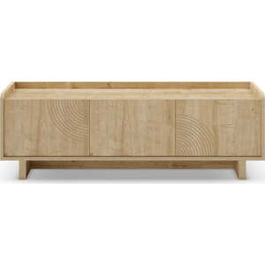 TV stolek v dekoru dubu v přírodní barvě 140x45x40 cm Daira – Marckeric