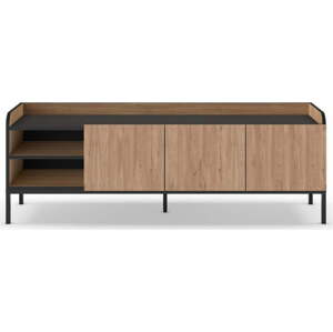 TV stolek v dekoru dubu v přírodní barvě 160x55x42 cm Adara – Marckeric